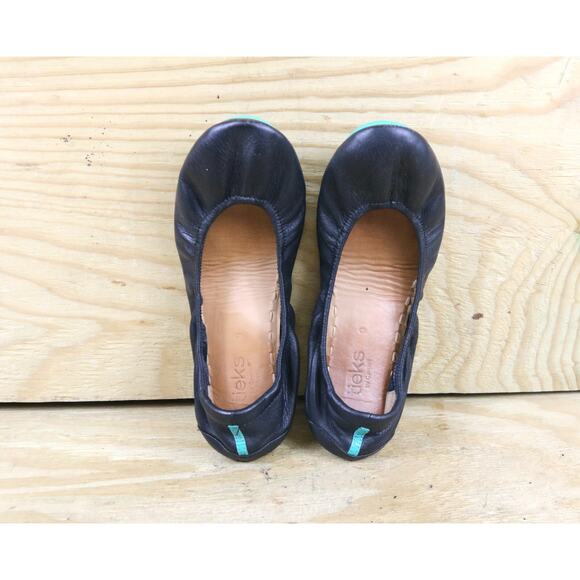 Tieks Ballet Flats 9 Black Leather Ballerina By Gavrieli Slip On Shoes - Picture 6 of 8